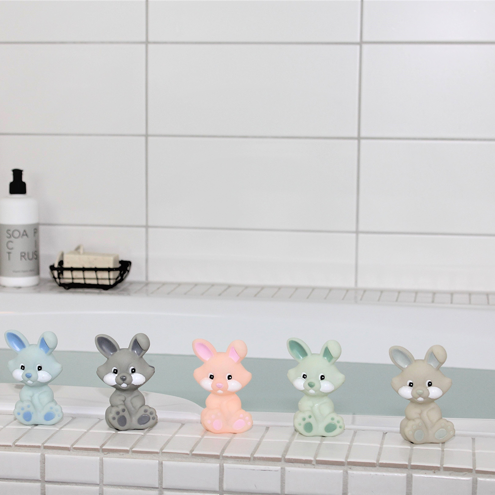 Badleksak Rätt Start Kaniner i Pastellfärger 6-delar