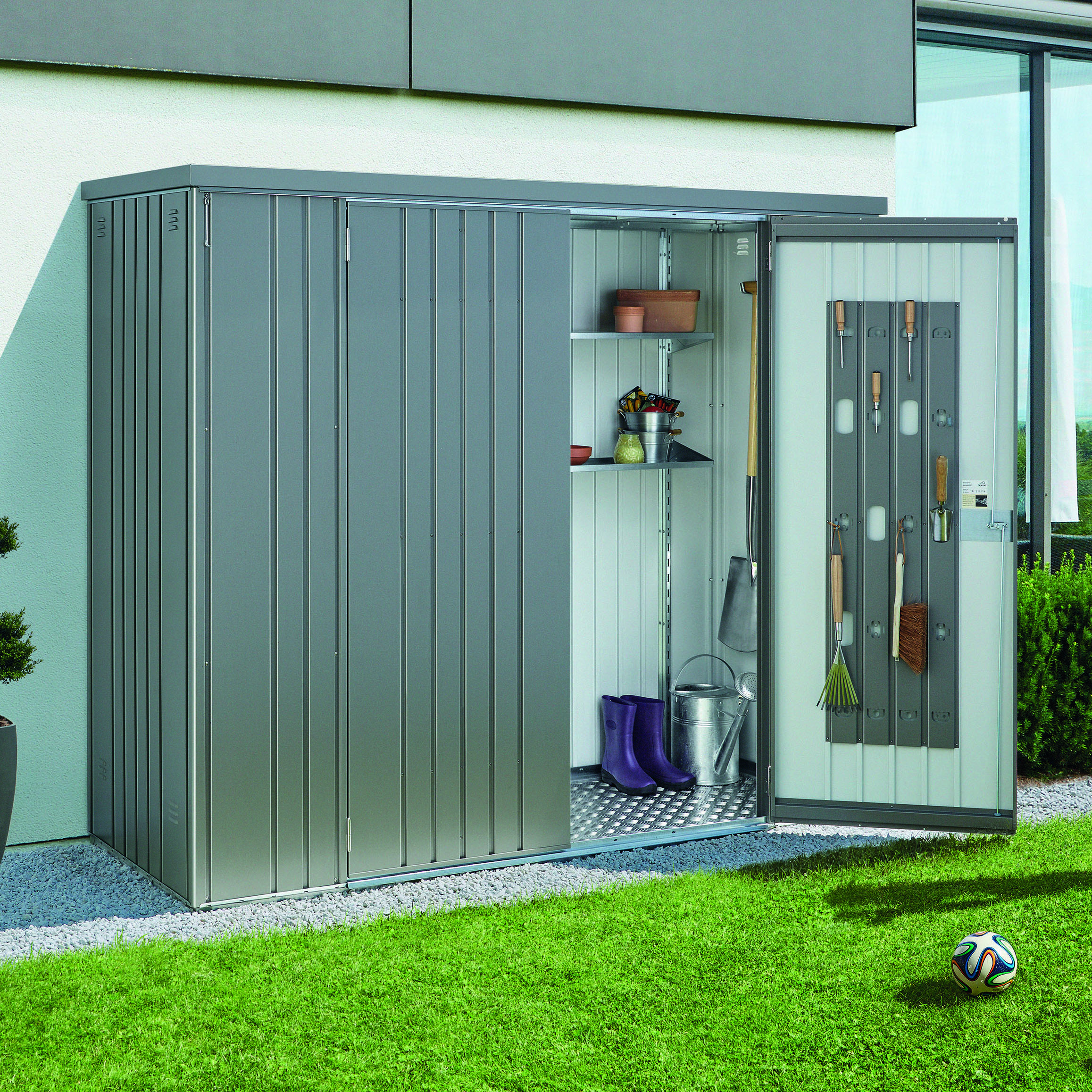 Equipment Locker size 230 metallic quartz grey Metallic Kvartsgrå