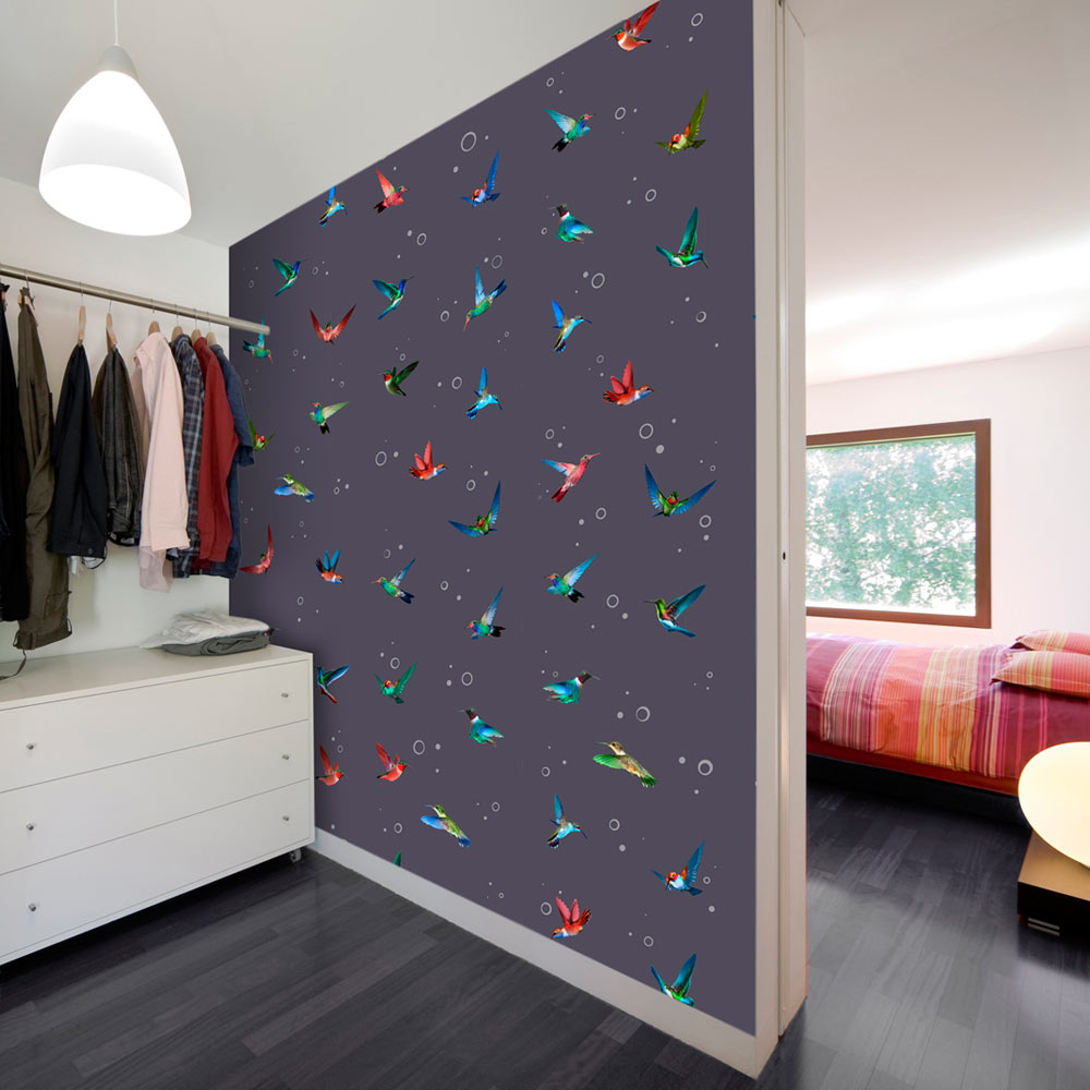 Fototapet Arkiio Flight of hummingbirds 50x1000 cm
