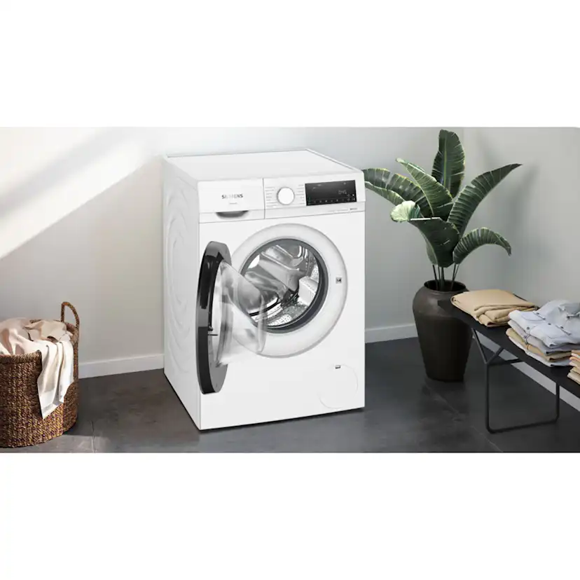 Frontmatad Tvättmaskin Siemens WG44G2ZPDN iQ500 med Kolborstfri Motor