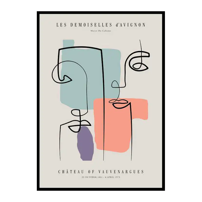 Poster Gallerix Picasso Pareil mais different