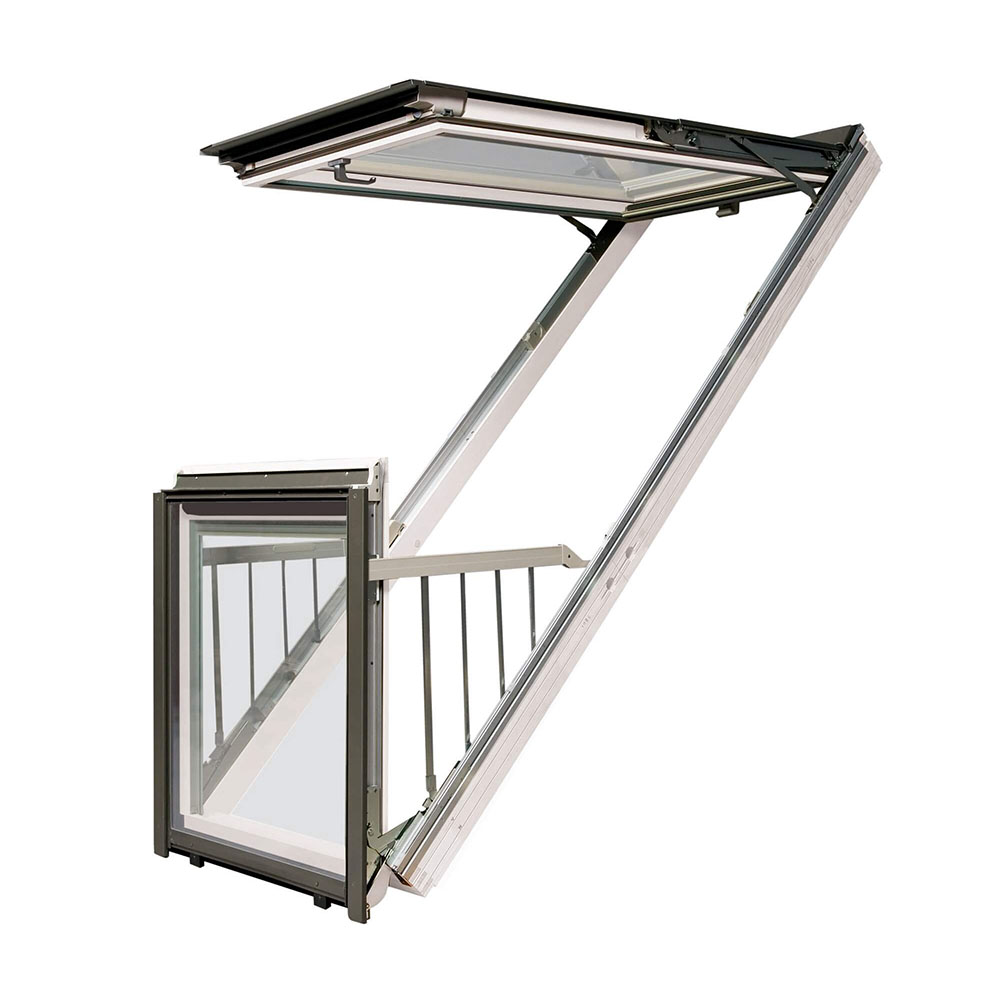 Balkongfönster Fakro Premium 3-Glas Balkongfönster FGH-V P5