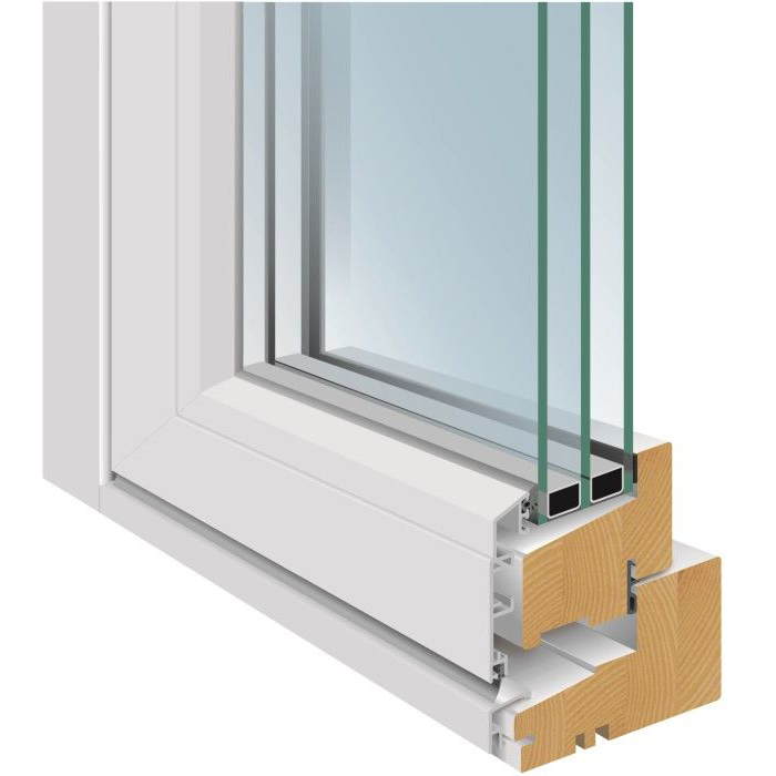 Vridfönster Sveafönster Solid Aluminium 3-glas