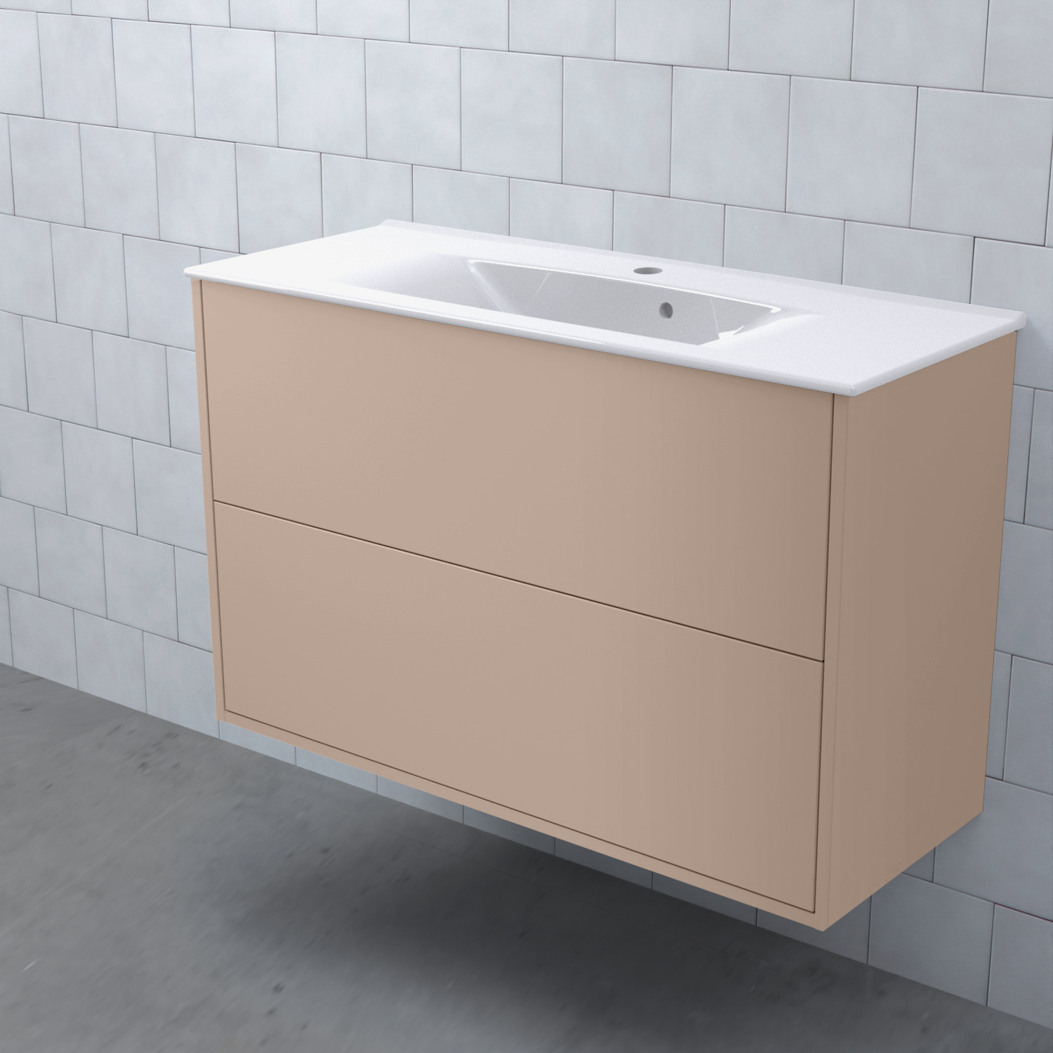 MEJDA Kommod Hög 90-35 Slät Gammalrosa BxHXD: 898x572x365 mm, Slät Gammalrosa