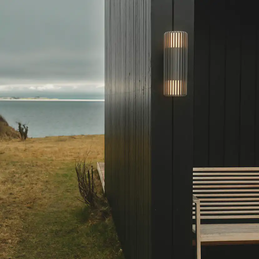 Aludra Double | Vägglampa | Seaside antracit Grå