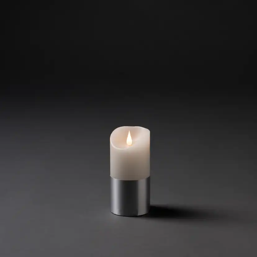Vaxljus Gnosjö Konstsmide med Silverfolie 15,5 cm