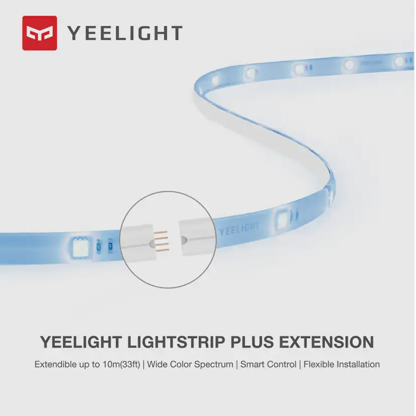 Led-List Förlängning Yeelight 1M, Vit