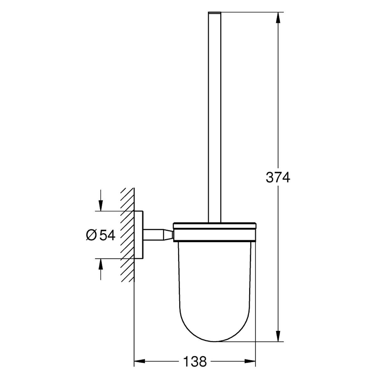 Toalettborste Grohe BauCosmopolitan