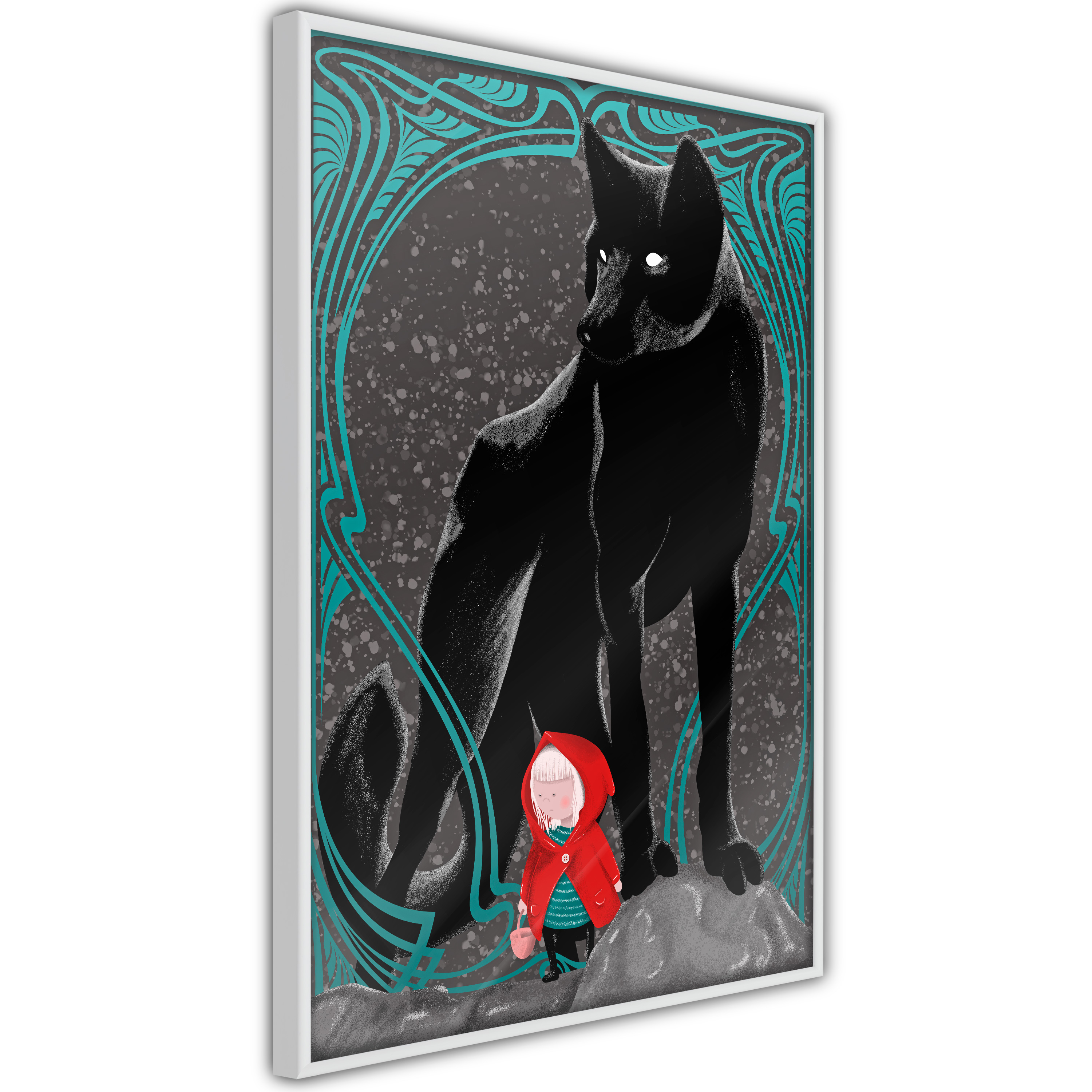 Poster Artgeist Affisch Red Riding Hood