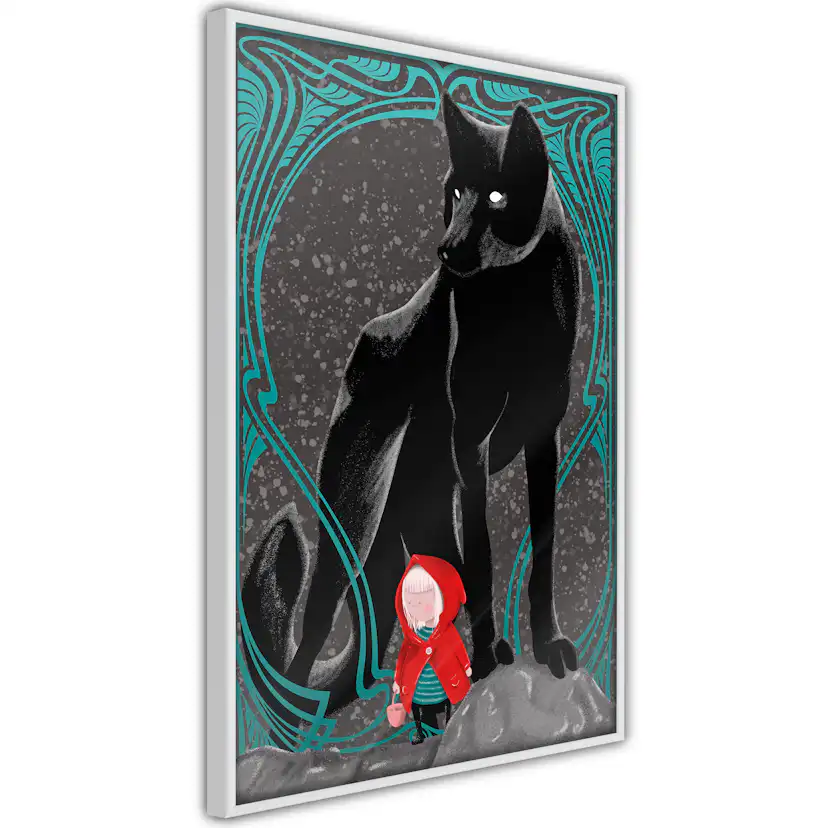 Poster Artgeist Affisch Red Riding Hood