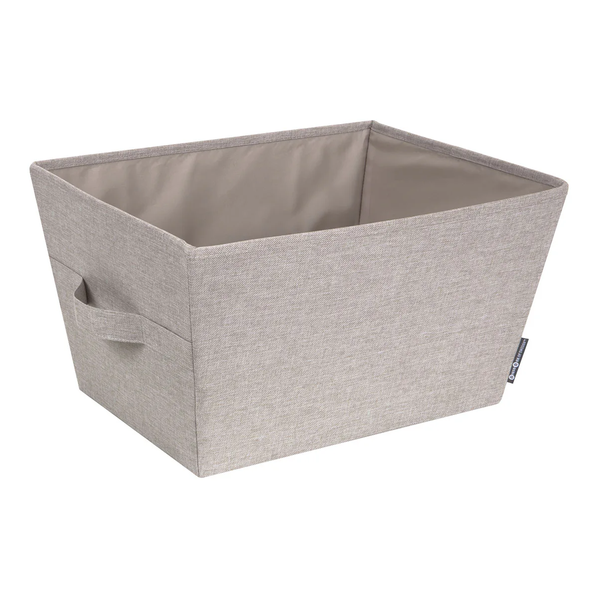 TAPERED STORAGE BIN large beige Beige, Large