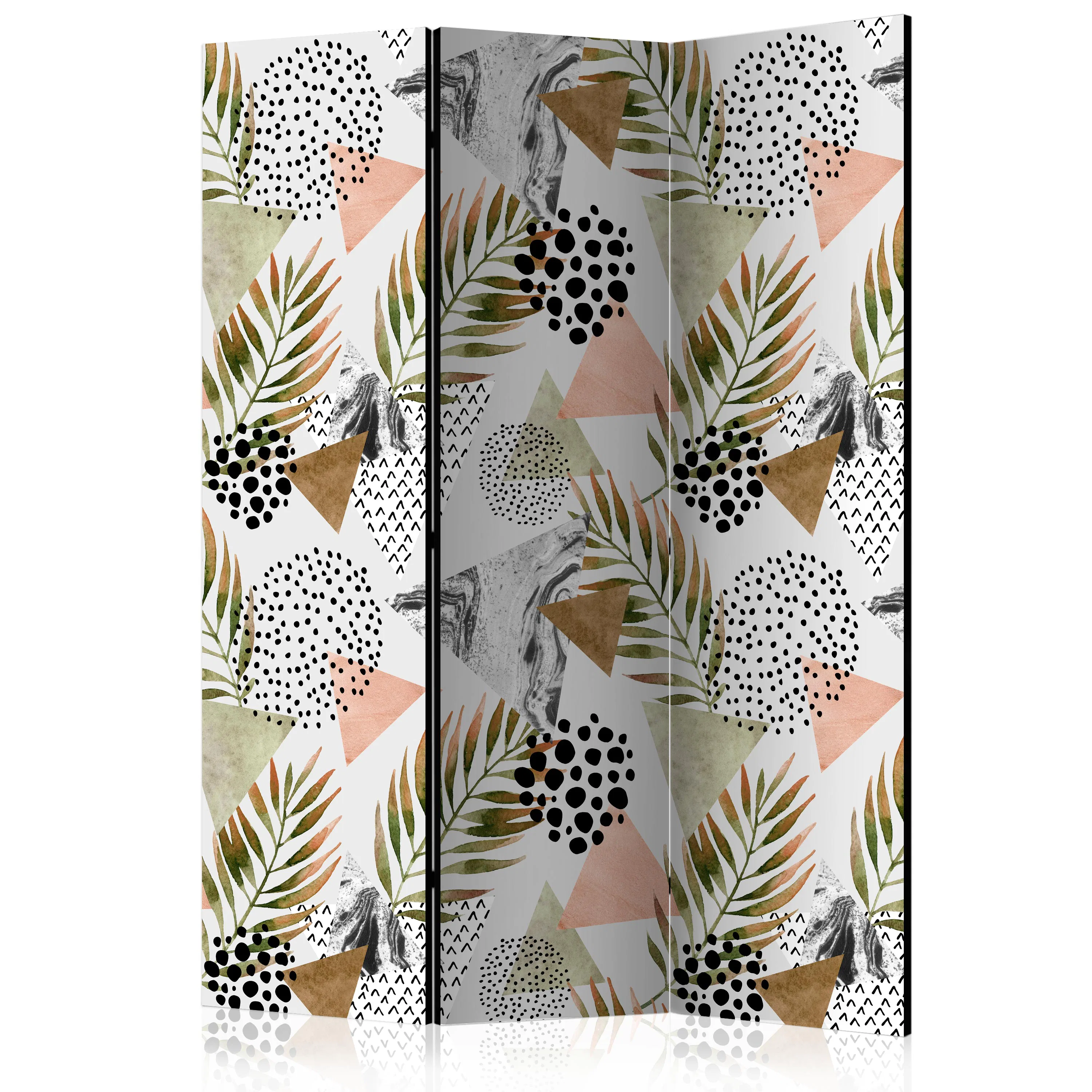 Rumsavdelare Skärmvägg Arkiio Tropical Geometry 135x172 cm