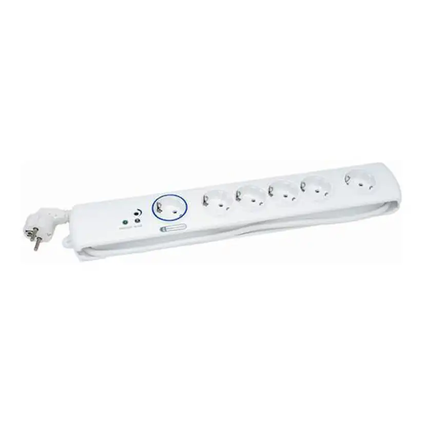Automatswitch Malmbergs 1+5-Vägs med Överspänningskydd