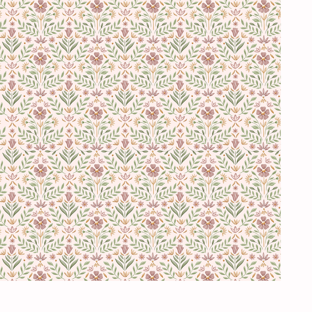 Tapet Little Dutch Fairy Flowers