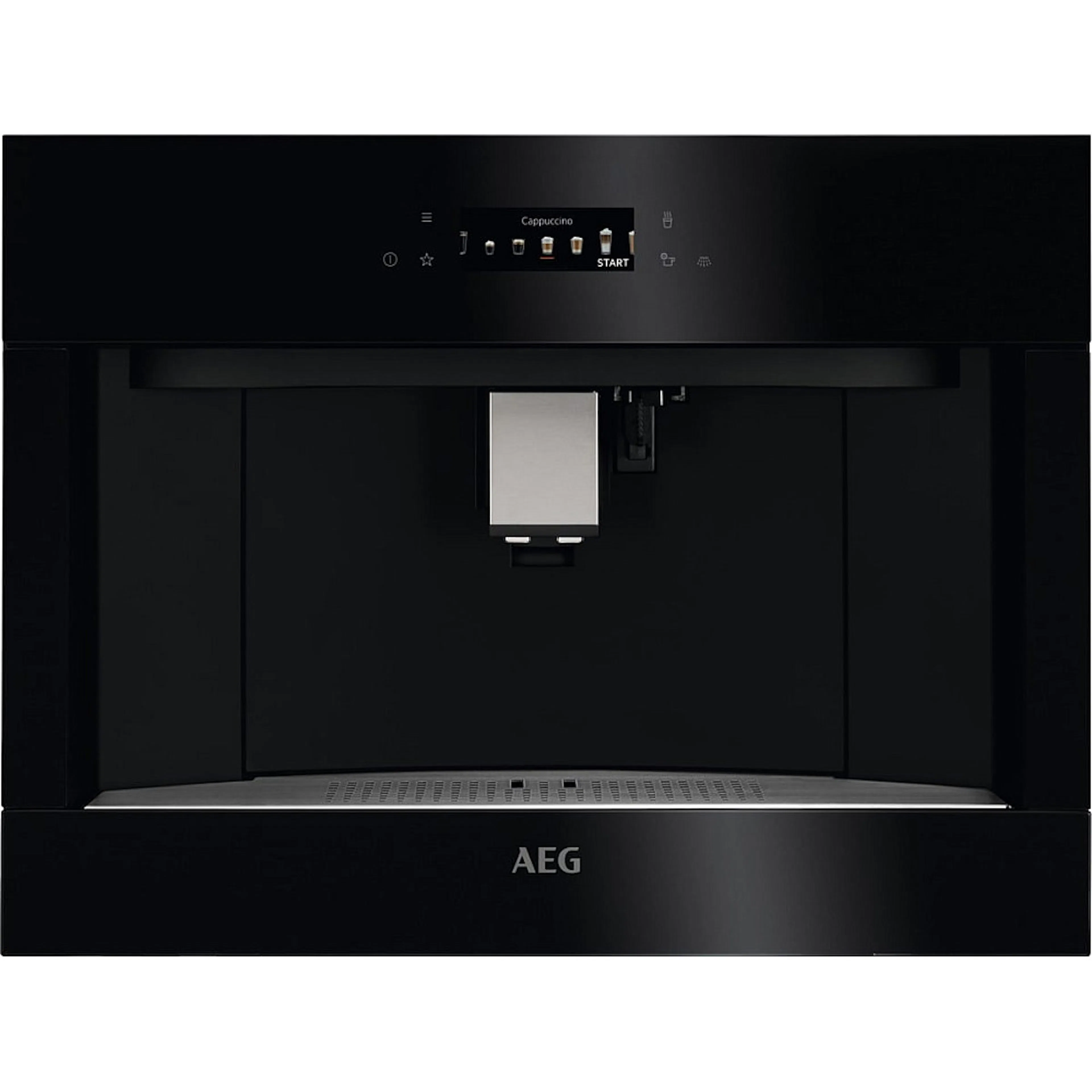 Inbyggnadsbar Kaffebryggare AEG KKB894500B med Mjölkkanna för Skum