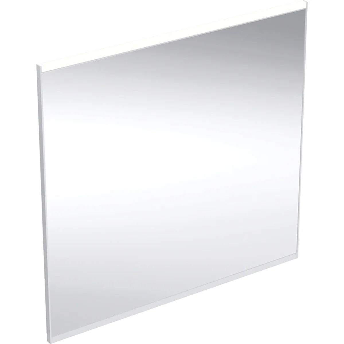 Ifö Option Plus Square med direkt och indirekt belysning Aluminium, Bredd: 75 cm