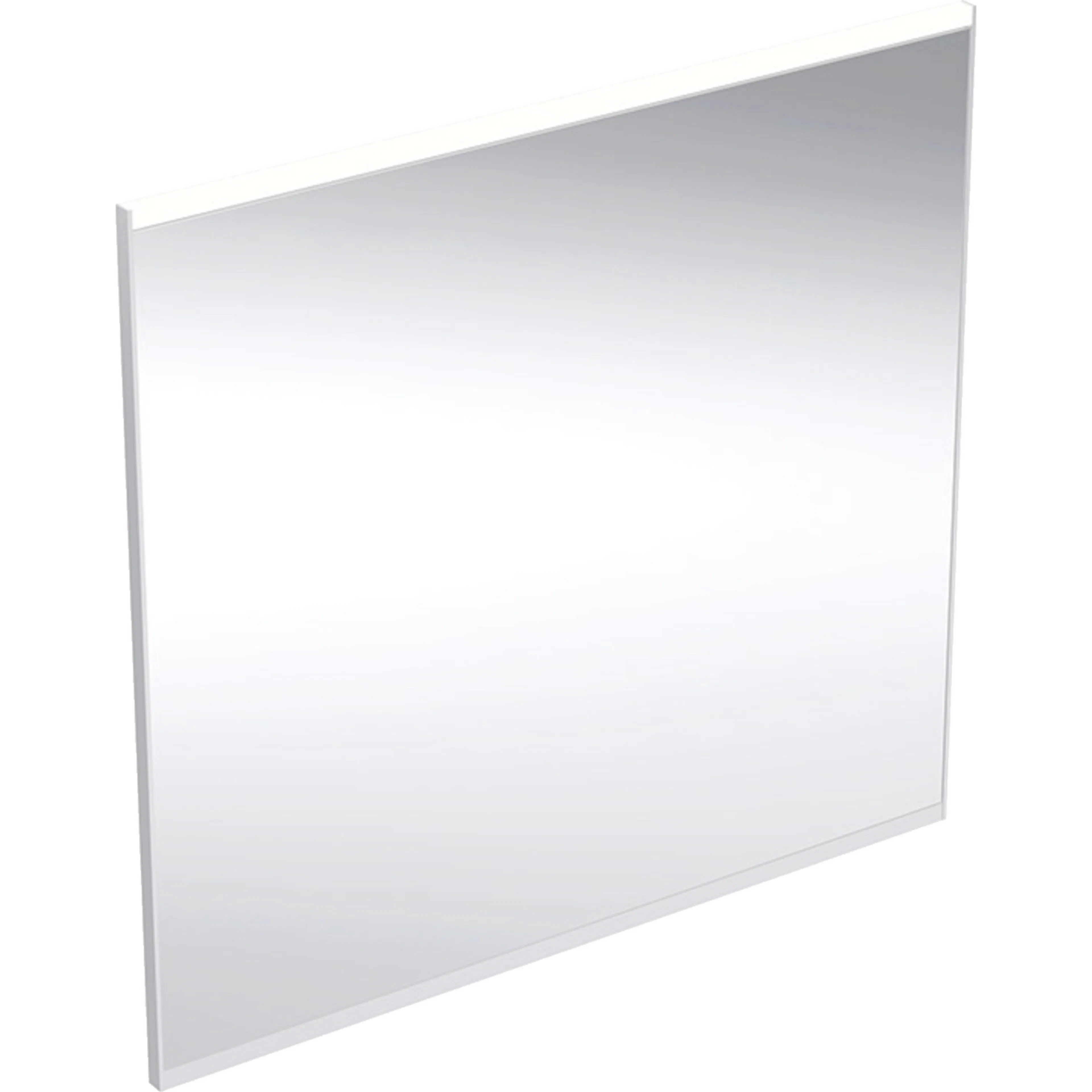 Ifö Option Plus Square med direkt och indirekt belysning Aluminium, Bredd: 75 cm