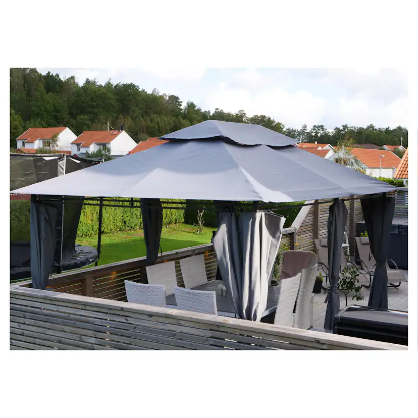 Paviljong Metalcraft med Paviljongväggar