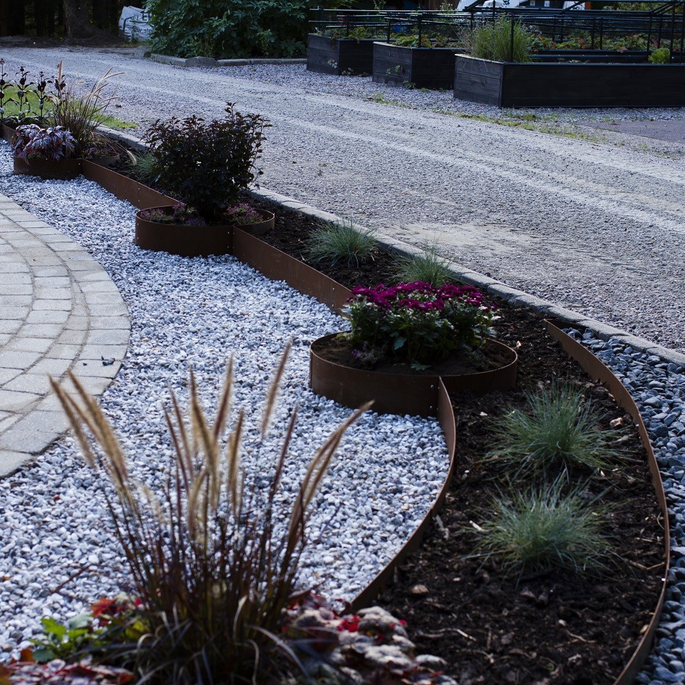 Planteringskant Flexigarden Svart 180 mm Cirkel