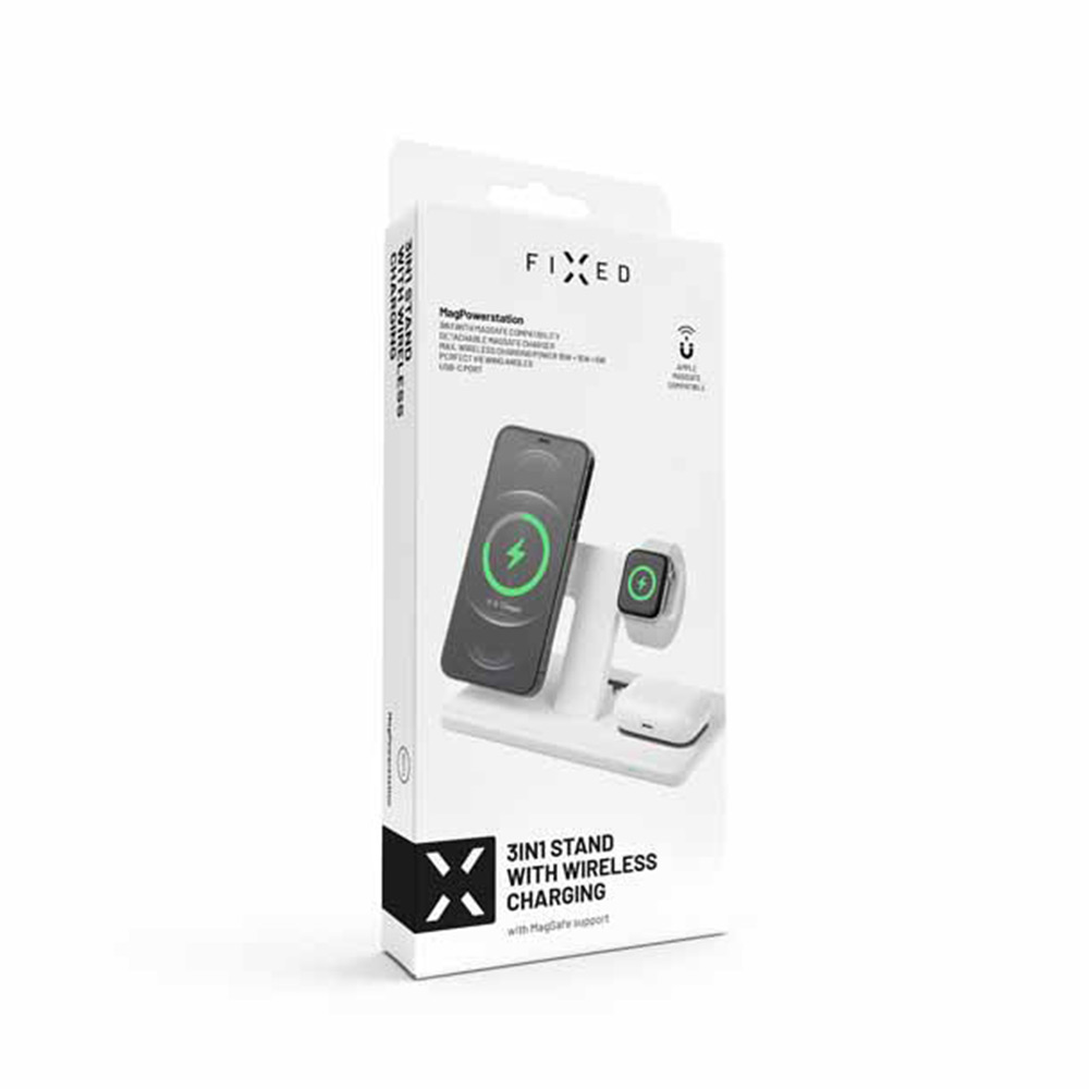 Laddningsstation Fixed 3in1 30W Wireless Mag