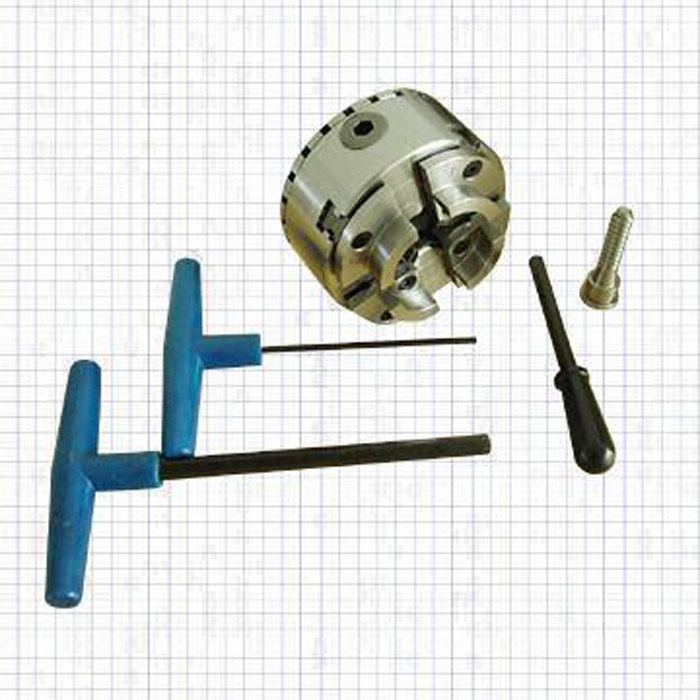 Svarvchuck Hawk SCK-4ZZ 4'' för Träsvarv