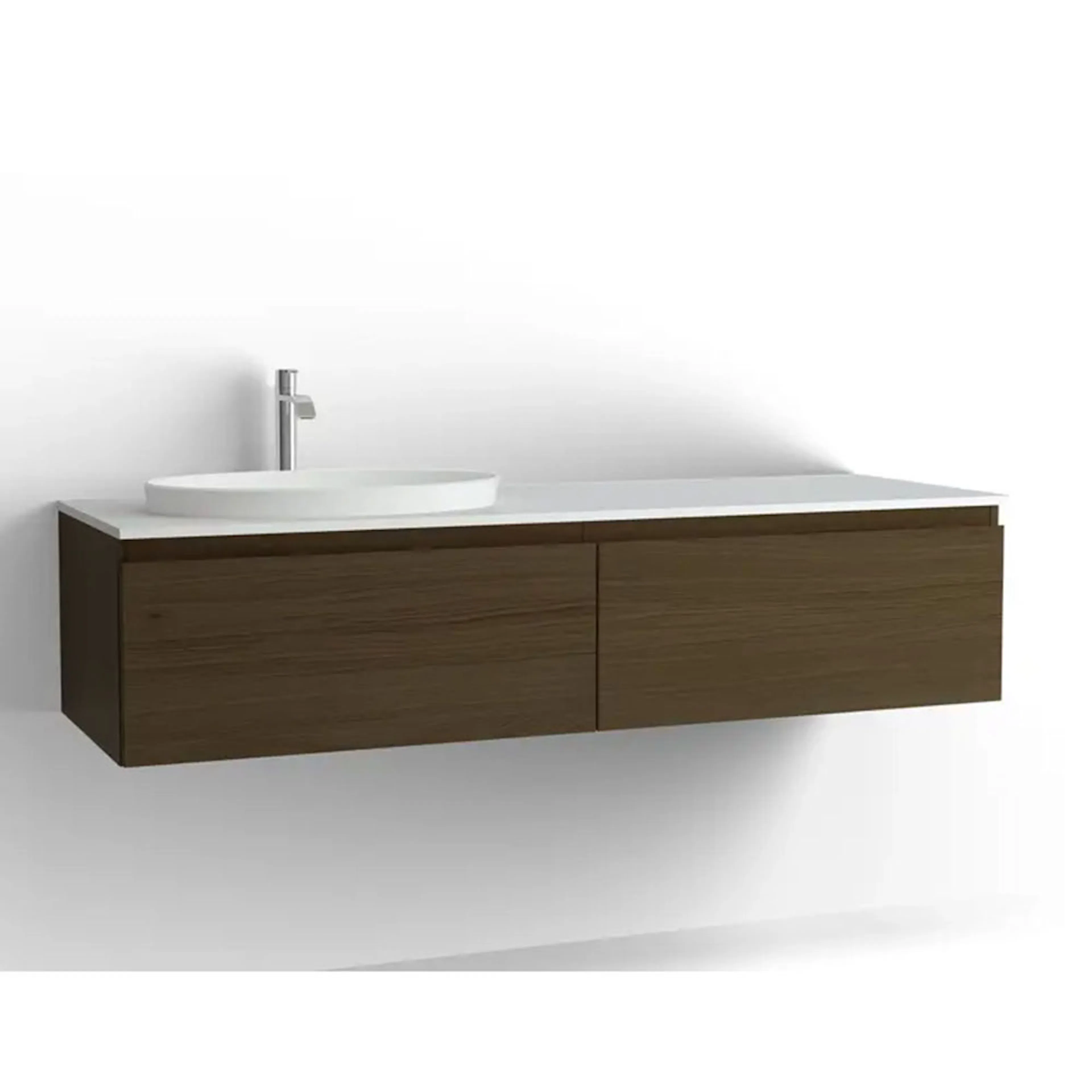 FL KOM 1500V/H 2L BR EK Brun Ek, utan Eluttag
