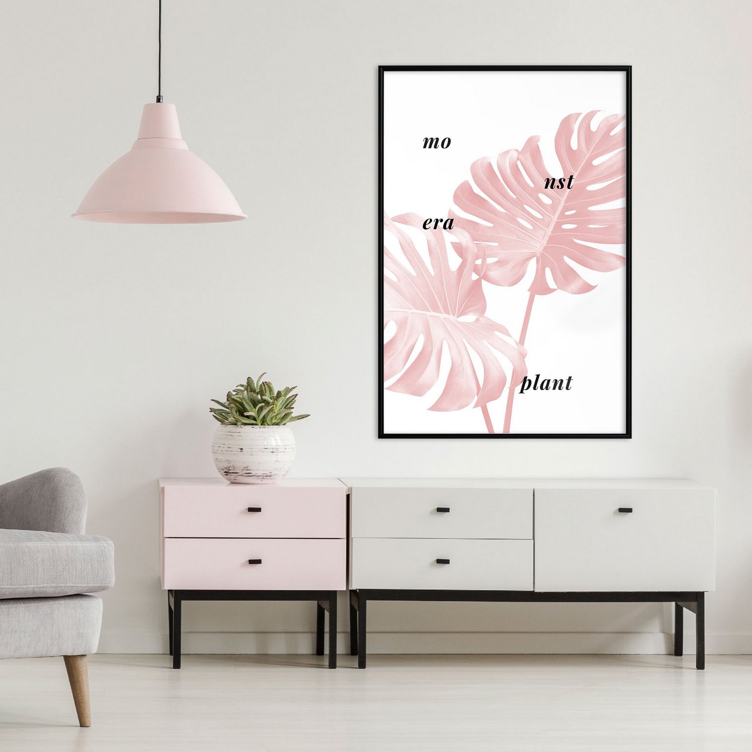Poster Artgeist Affisch Monstera Plant
