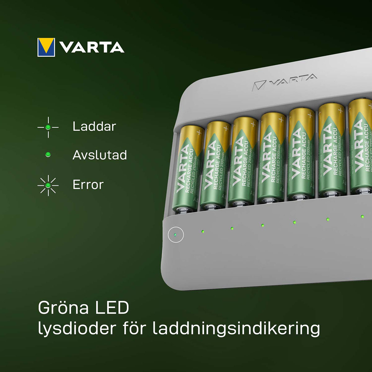Batteriladdare Varta Eco Charger Multi Recycled