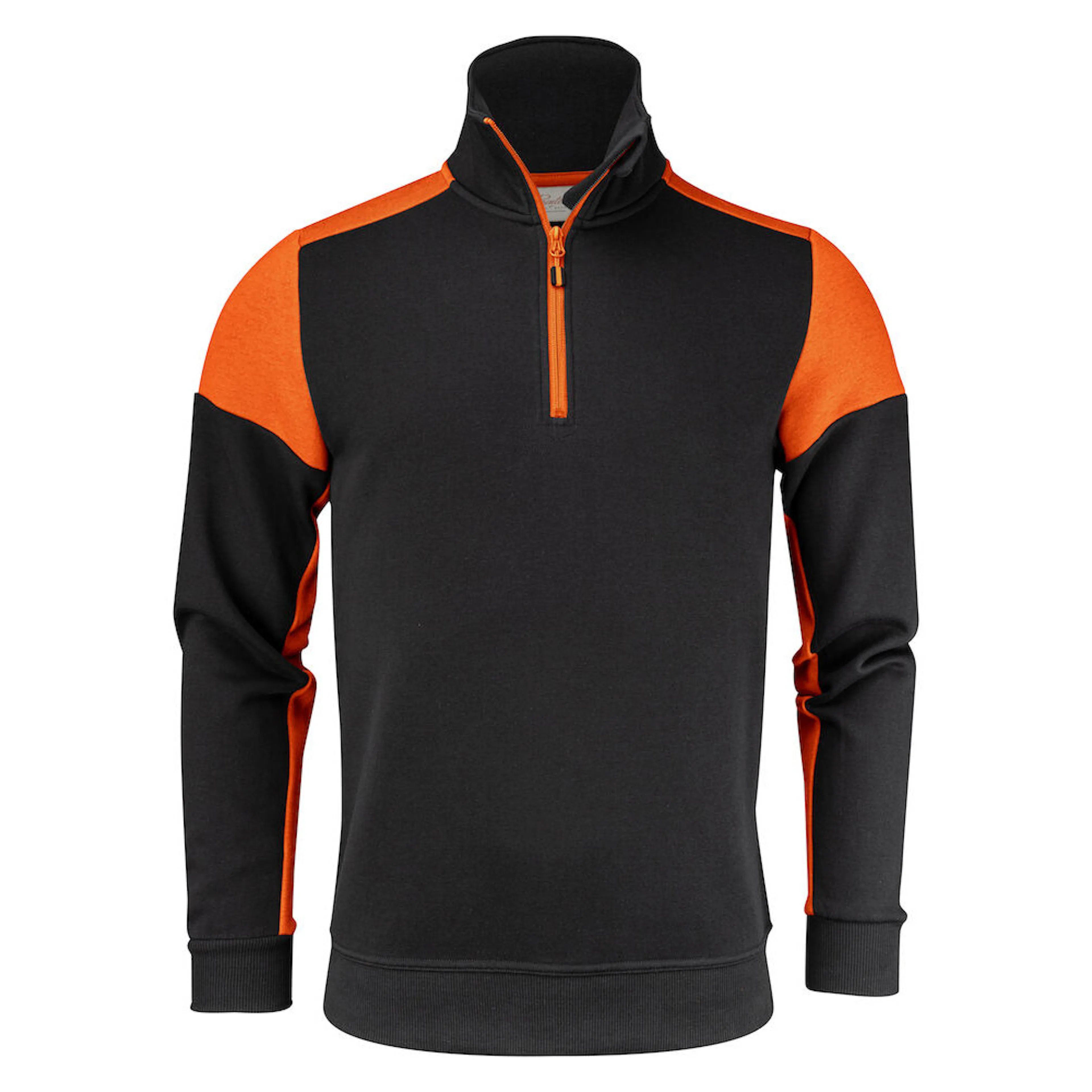 Printer Prime Halfzip Sweater Black/Orange XXL Storlek: XXL, Färg: Svart/Orange