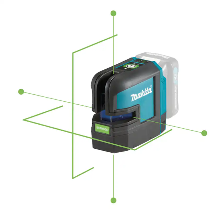 Kryss & Punktlaser Makita CXT SK106GDZ utan Batteri