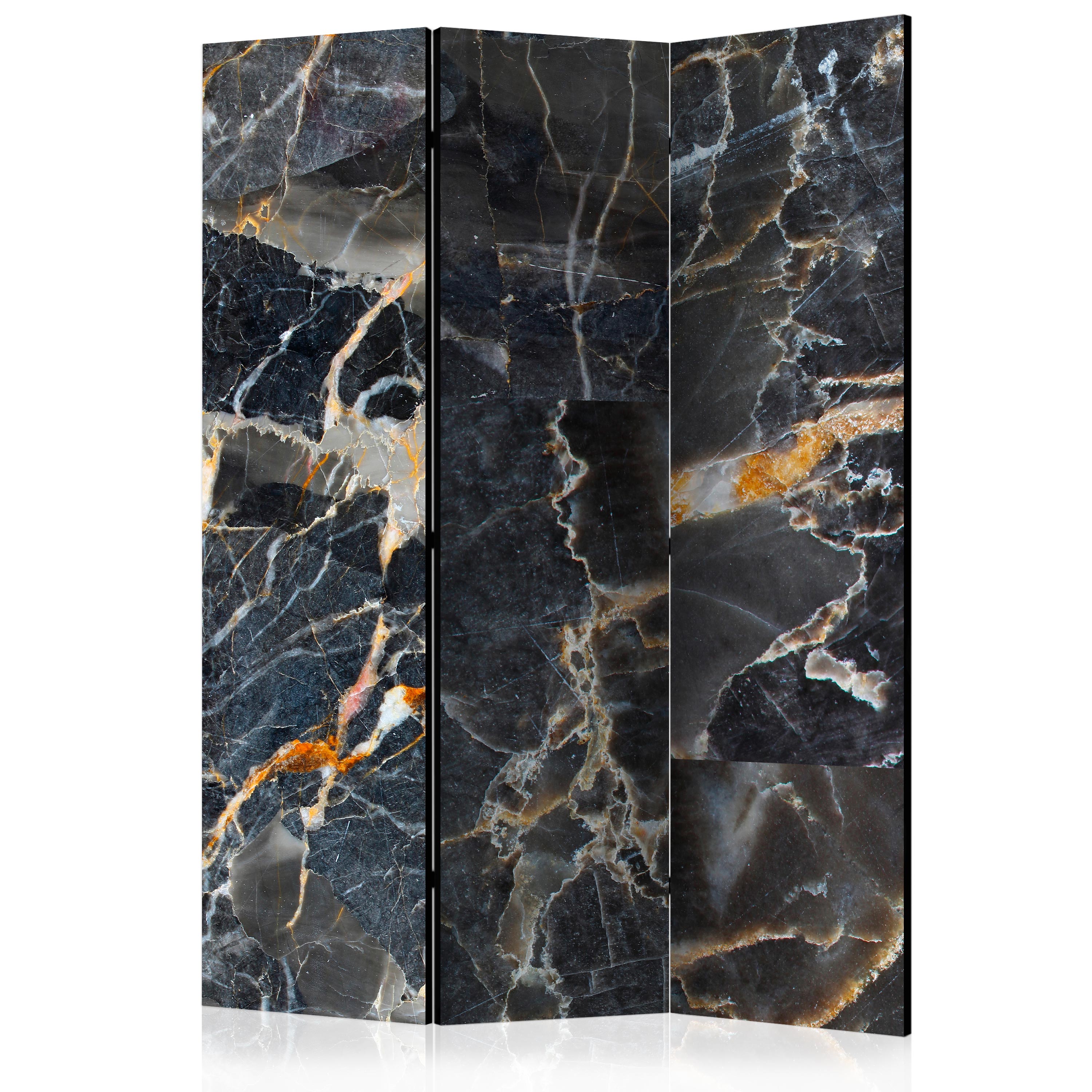 Rumsavdelare Skärmvägg Arkiio Black Marble 135x172 cm