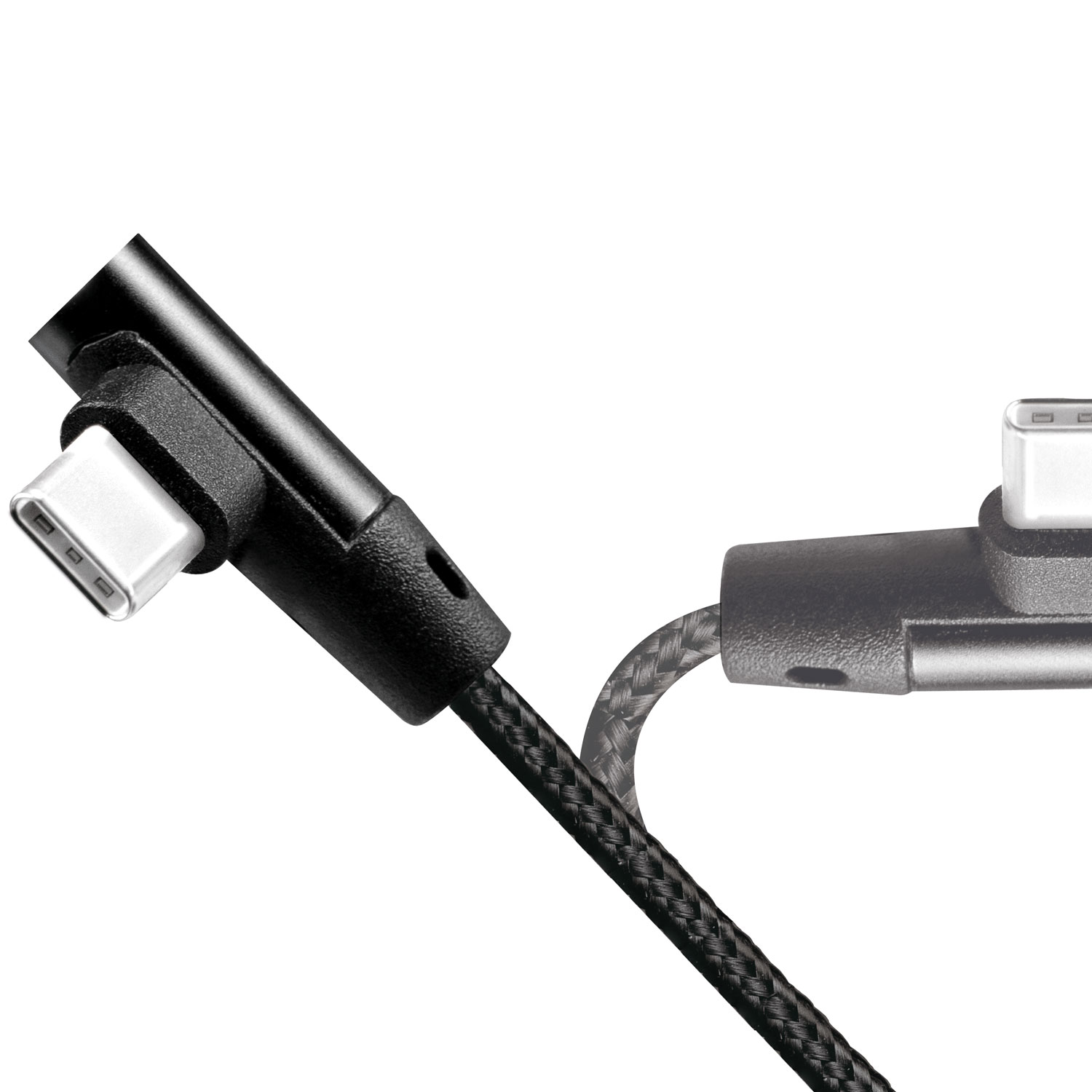 Vinklad USB-C-kabel LogiLink USB 2.0 Max 15W 0,3 m
