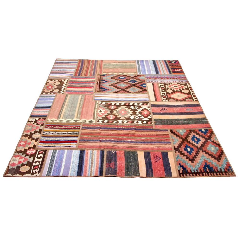 Persisk Patchworkmatta Arkiio 751569 Flerfärgad 156x205