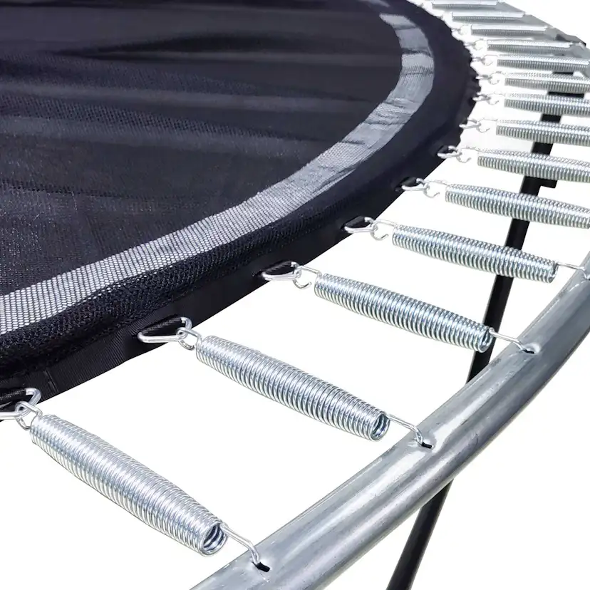 Studsmatta Stratos med Skyddsnät Premium Black Line 4,27 m