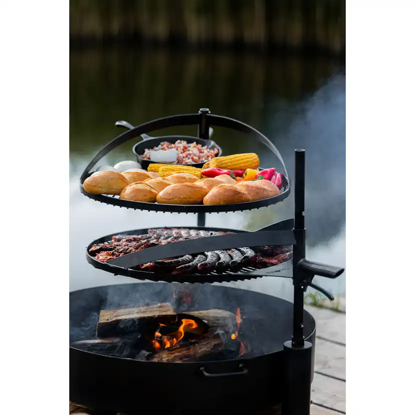 Eldfat Jabo CookKing MontanaX med Grillgaller