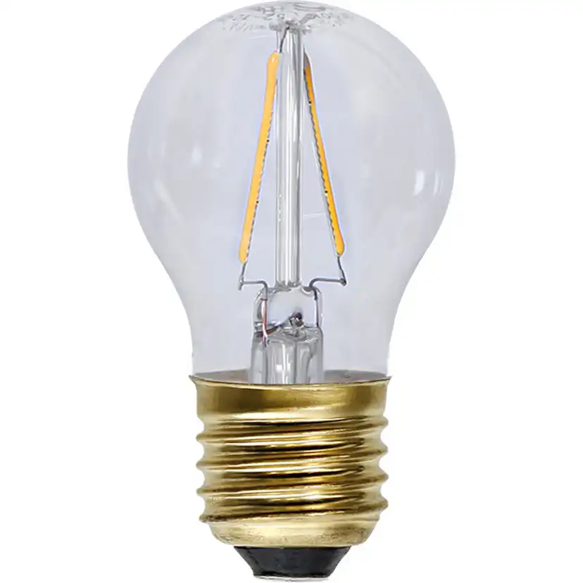 LED-lampa Star Trading Filament E27 G45 Soft Glow 1,5W