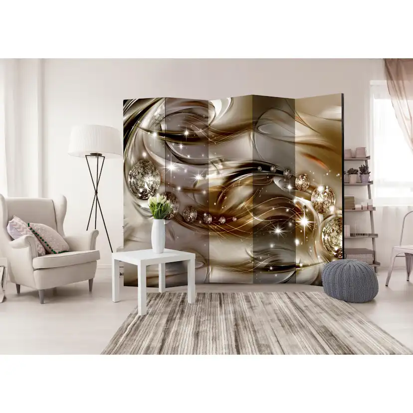 Rumsavdelare Skärmvägg Arkiio Chocolate Tide II 225x172 cm