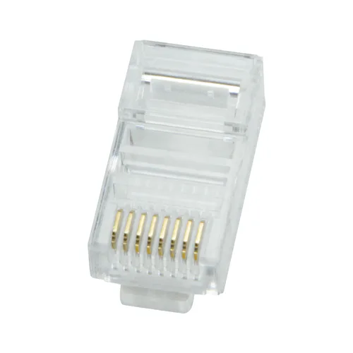 Modularplugg LogiLink Oskärmad 100 st