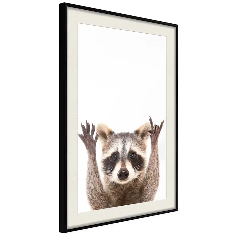 Poster Artgeist Affisch Raccoon