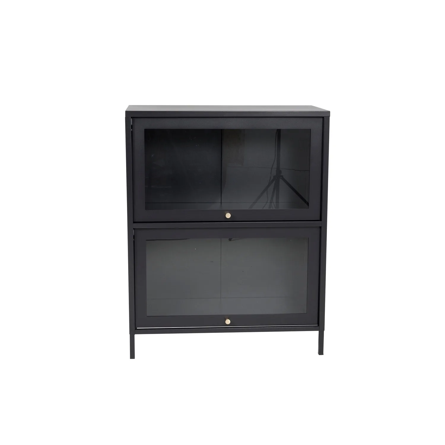 Bakal - Low cabinet - Black Svart