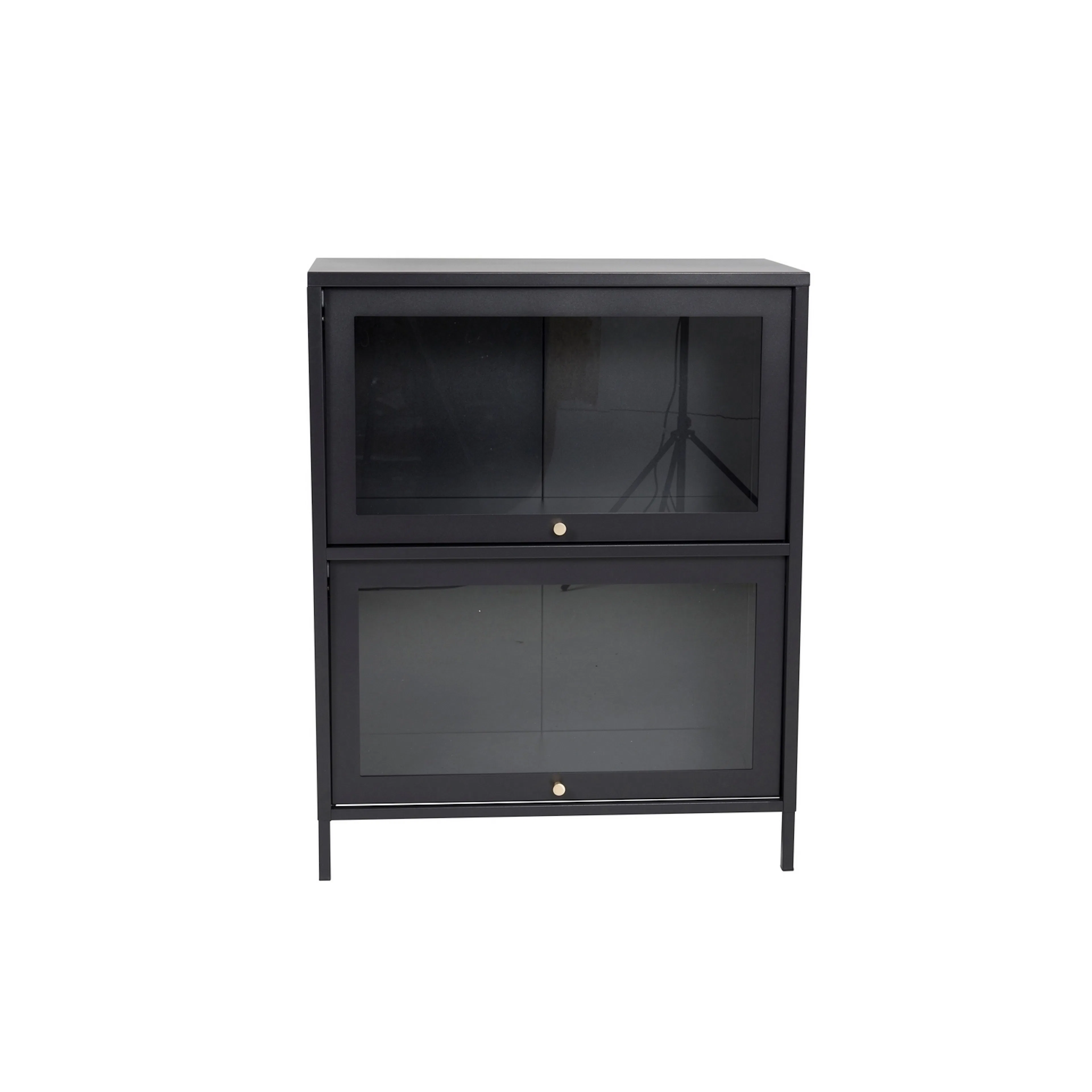 Bakal - Low cabinet - Black Svart