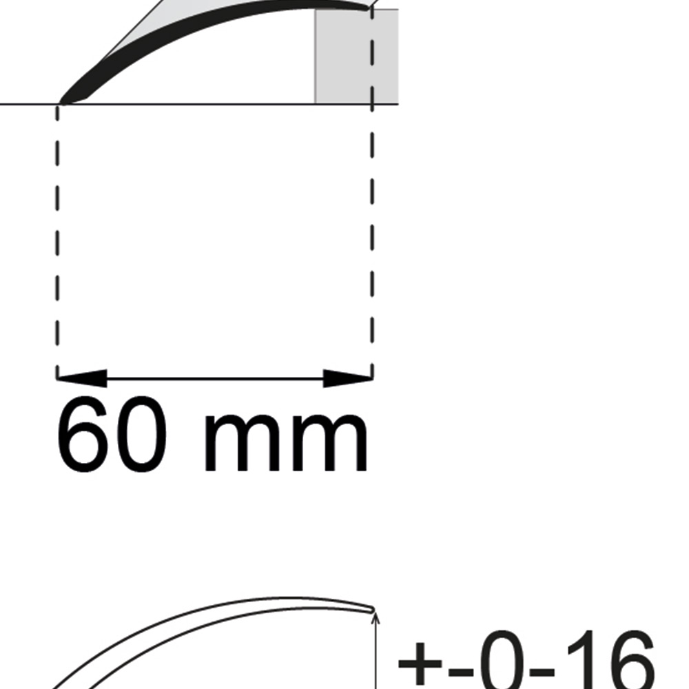 Nivålist Habo SA79 Ek 50 mm