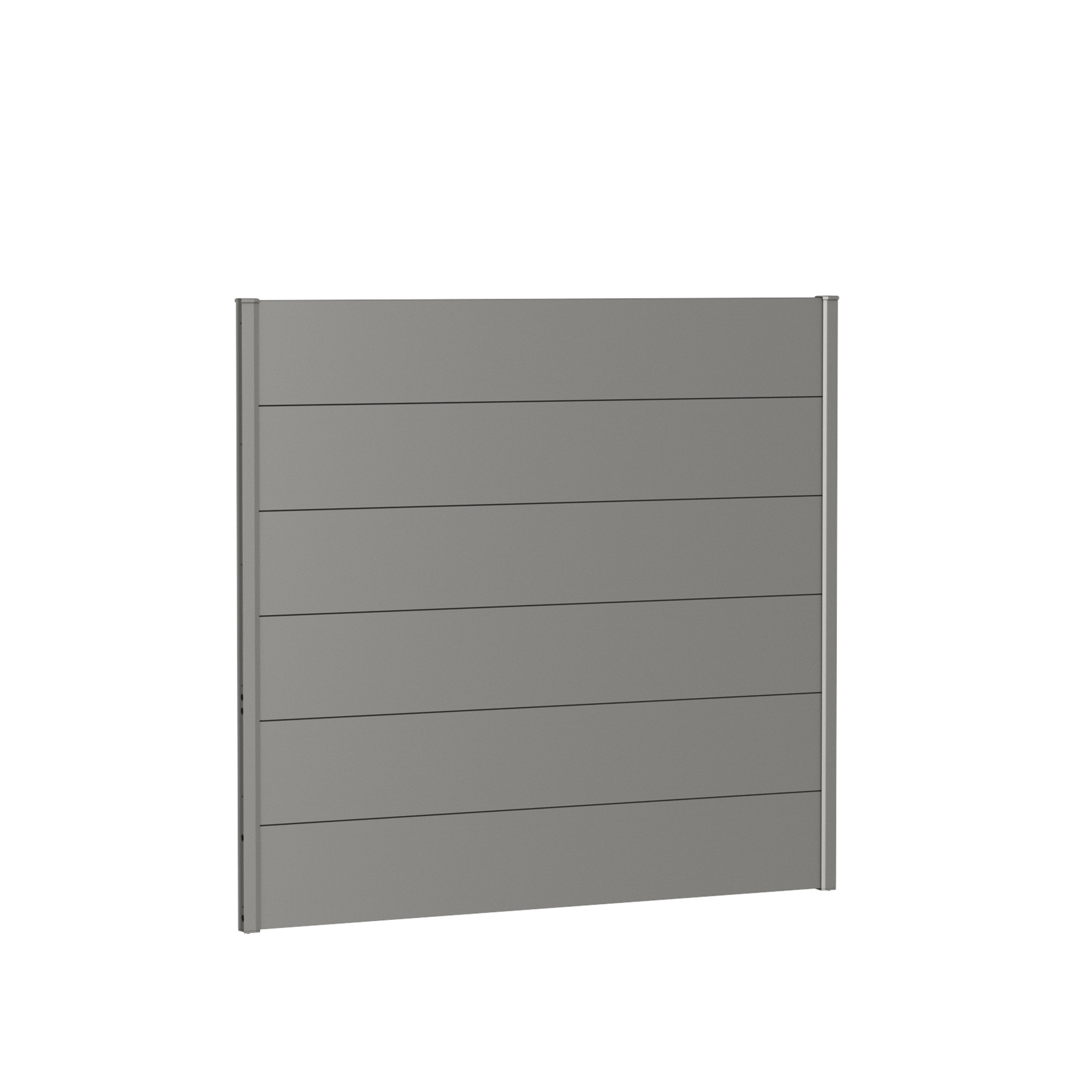 Väggpanel för Skärmvägg utan akrylglas 150x135 metallic kvar Kvartsgrå