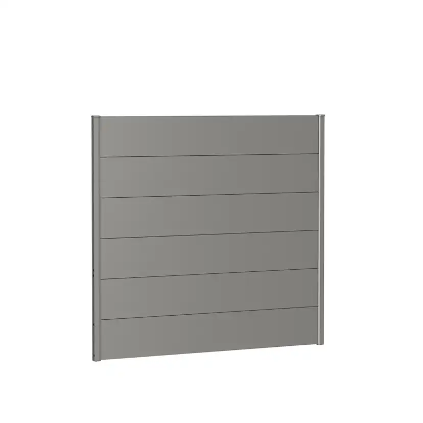 Väggpanel för Skärmvägg utan akrylglas 150x135 metallic kvar Kvartsgrå