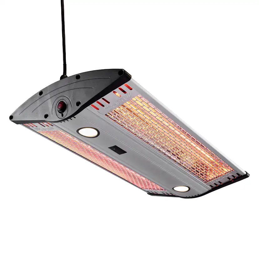 Terrassvärmare Hortus Hängande Modell 1000/2000 W Fjärrkontroll GT