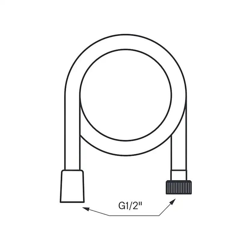 Duschslang Tapwell ZFLO 001