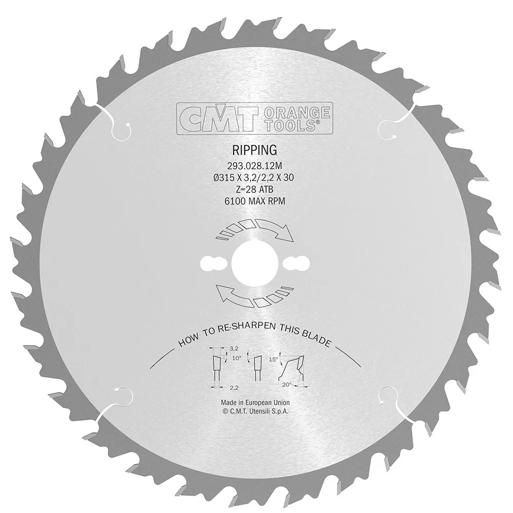Klyvsågklinga CMT Orange Tools WB