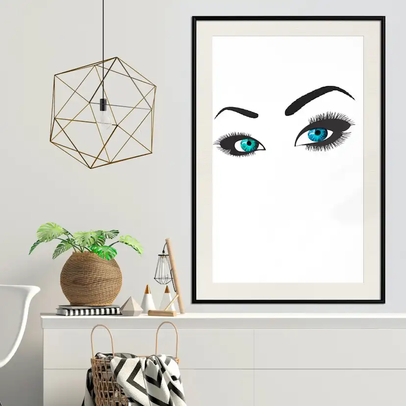 Poster Artgeist Affisch Two-Colored Eyes