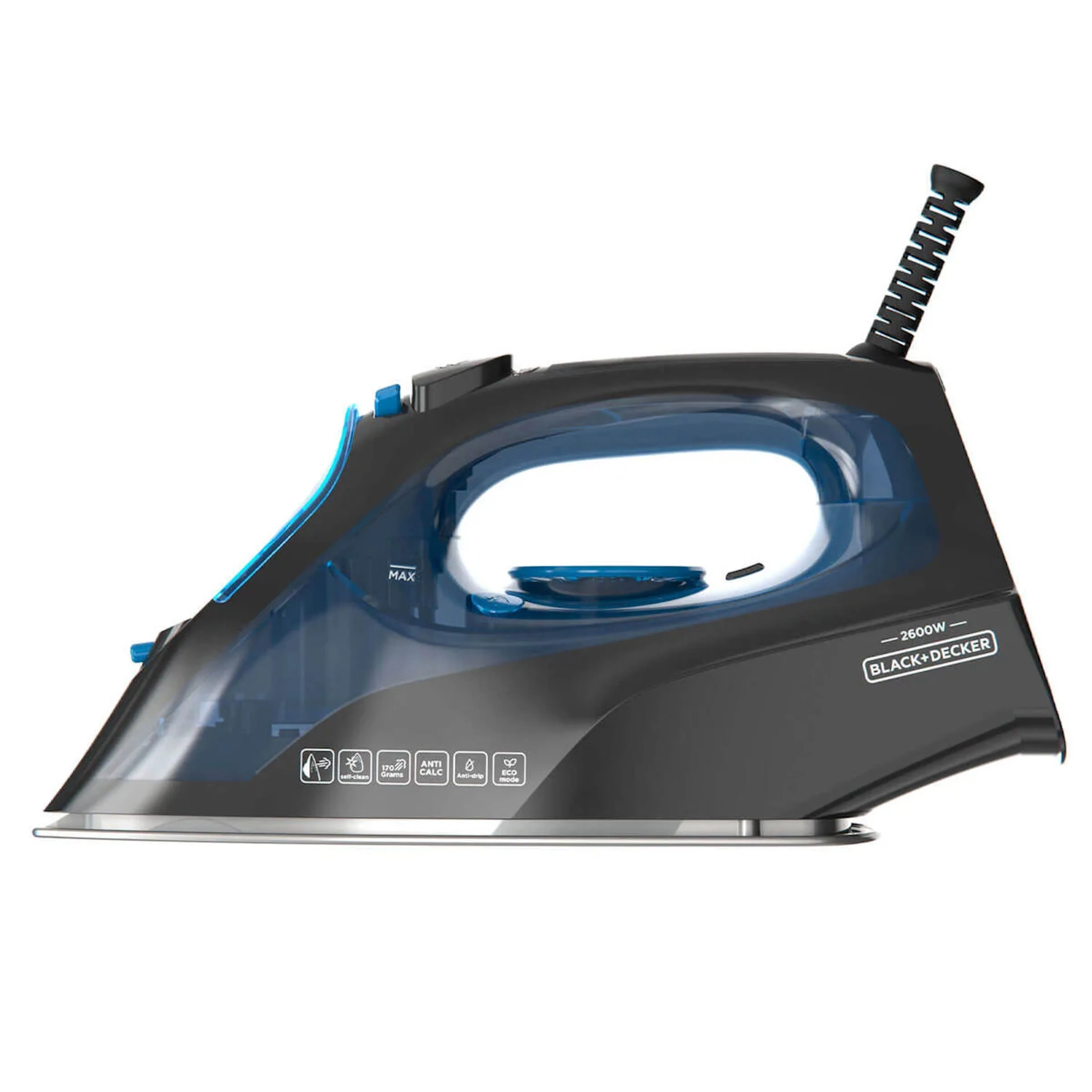 Ångstrykjärn BLACK+DECKER Steam Iron 2600W för Klädvård