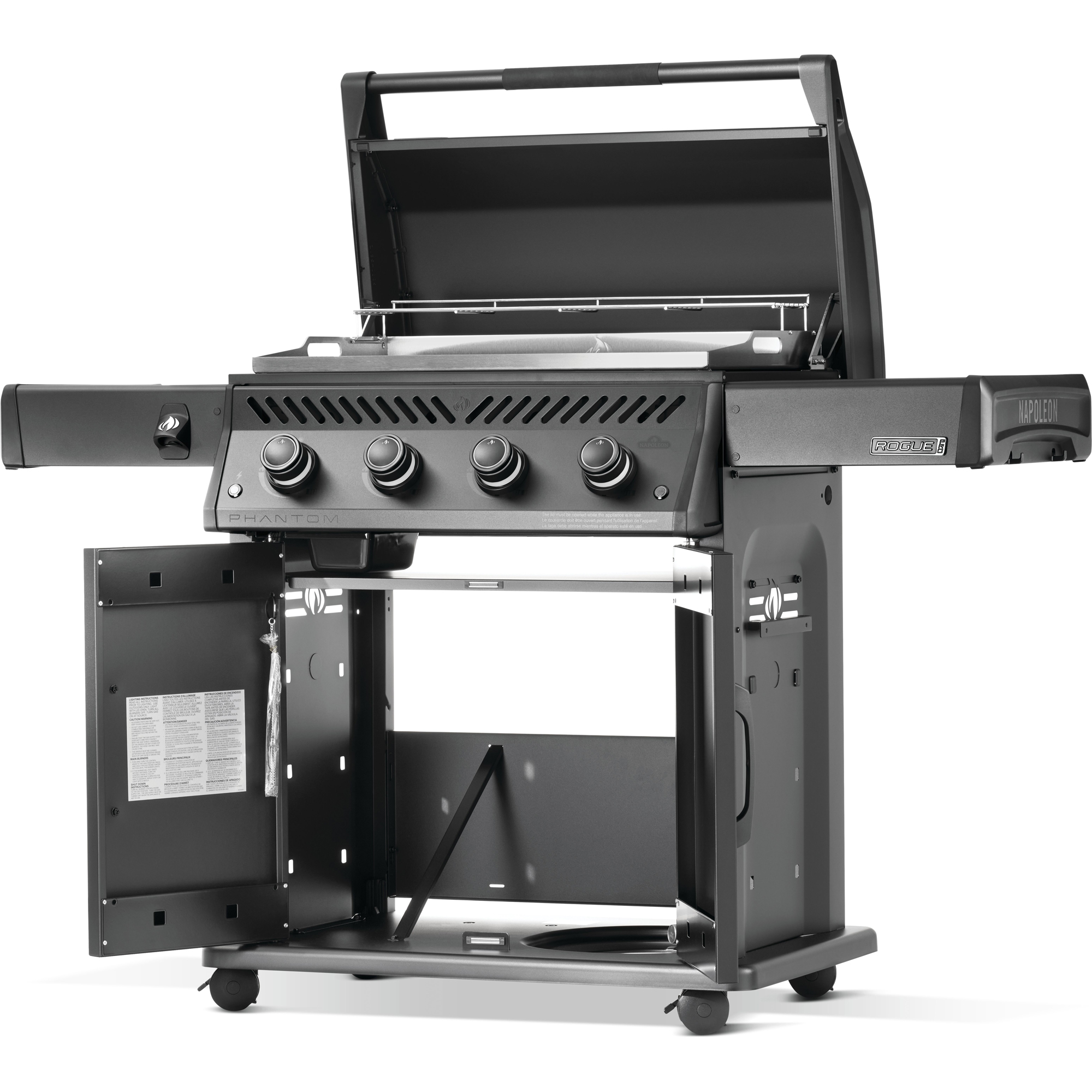 Gasolgrill Napoleon Rogue PRO Phantom Plancha